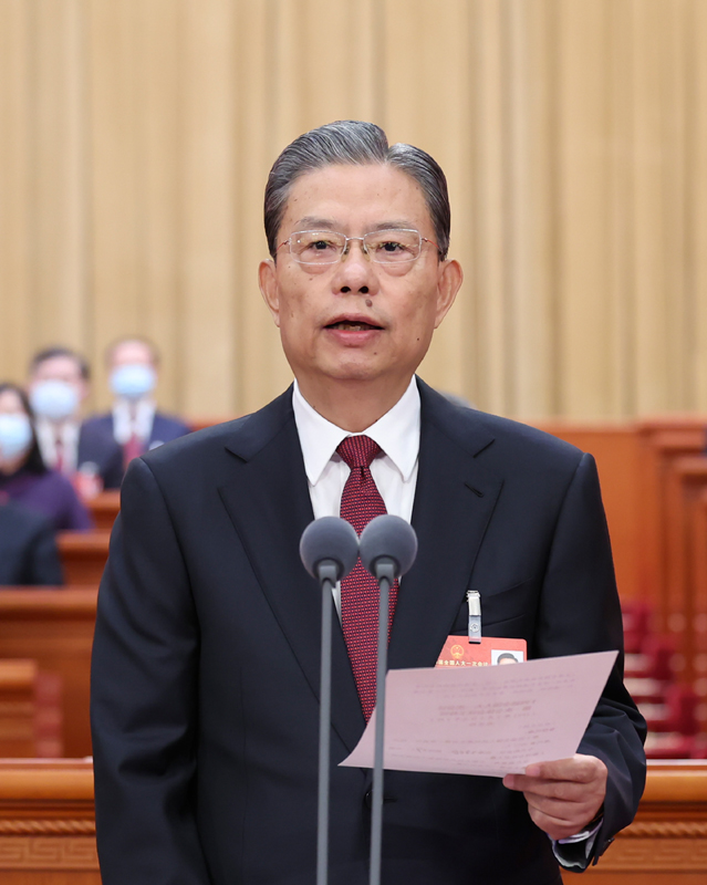 3月5日，第十四屆全國人民代表大會第一次會議在北京人民大會堂開幕。趙樂際主持開幕會。.jpg
