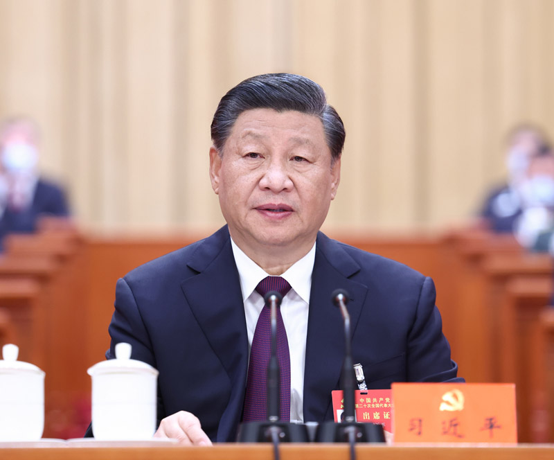 10月22日，中國共產(chǎn)黨第二十次全國代表大會在北京人民大會堂勝利閉幕。習(xí)近平同志主持大會。.jpg