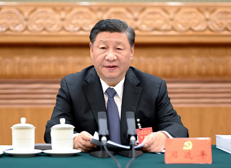 10月18日，中國共產(chǎn)黨第二十次全國代表大會主席團(tuán)在北京人民大會堂舉行第二次會議。.jpg